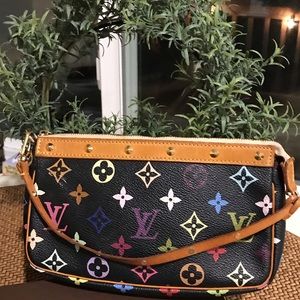 Louis Vuitton wristlet multicolor.
